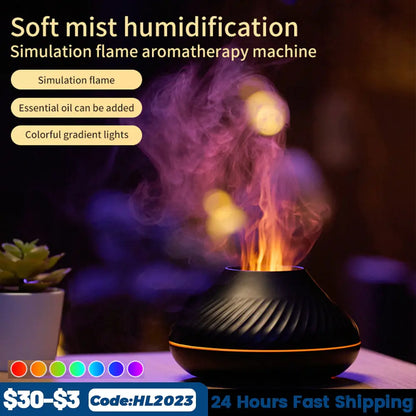 Volcanic Flame Aroma Diffuser